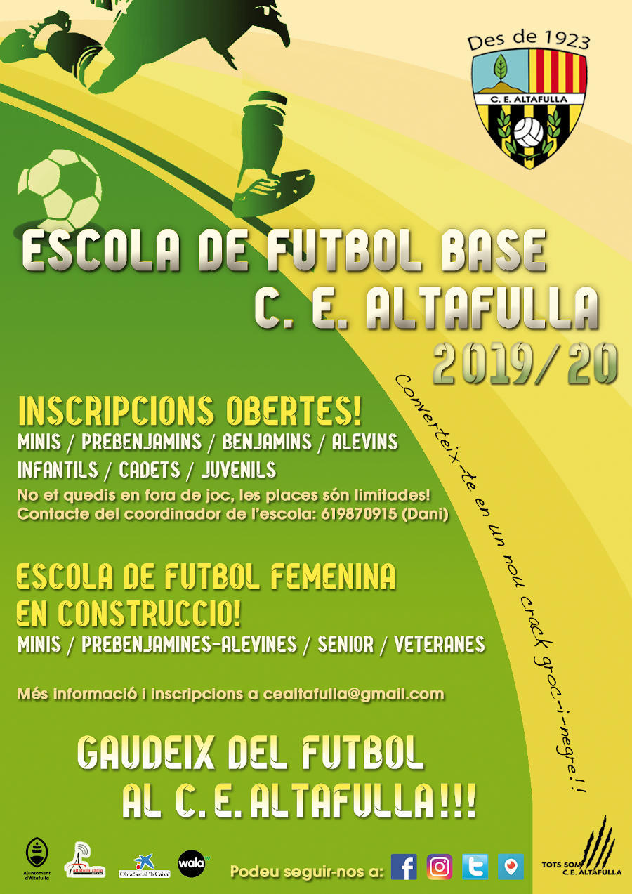 Escola de Futbol CE Altafulla 2019/2020