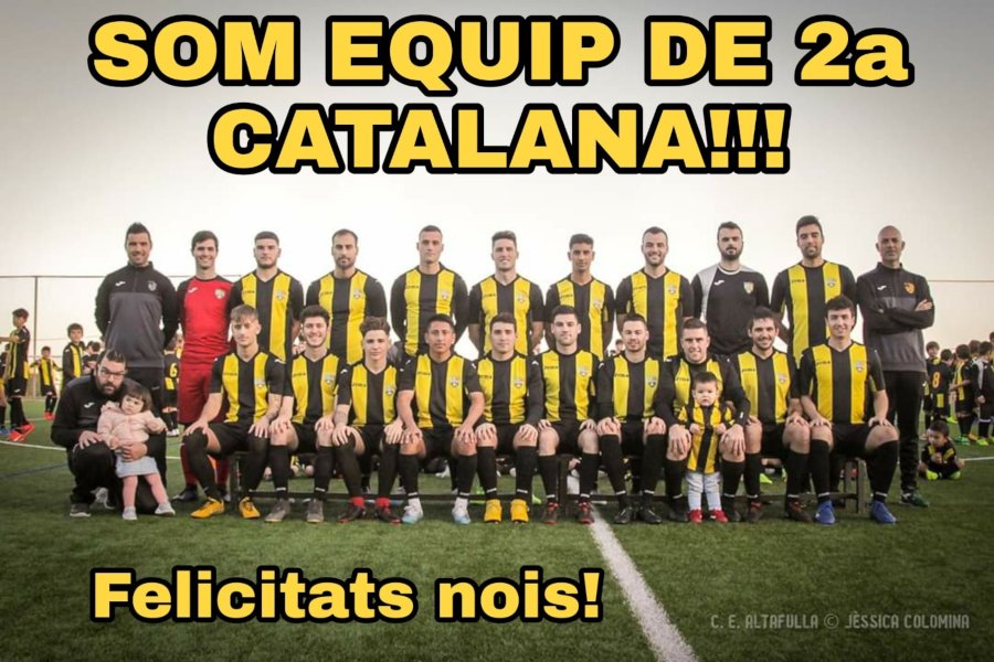 Som equip de Segona Catalana