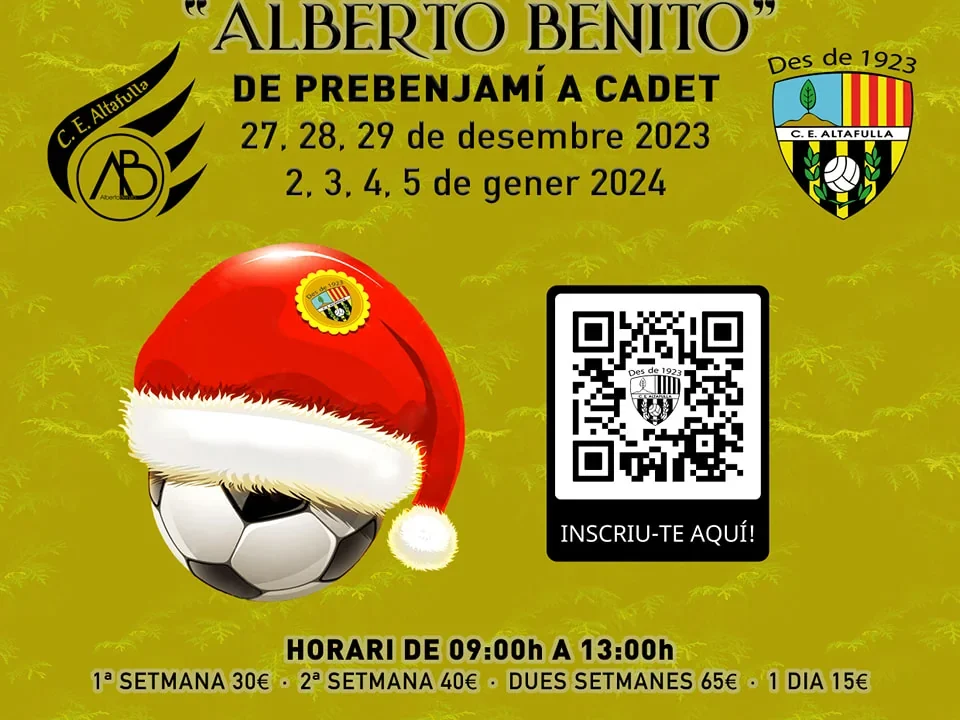 Tecnificació de Nadal Alberto Benito 2023