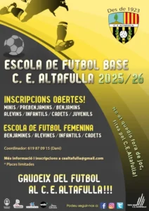 Inscripcions CE Altafulla 25-26