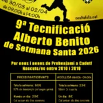 Tecnificació Alberto Benito Setmana Santa 2026